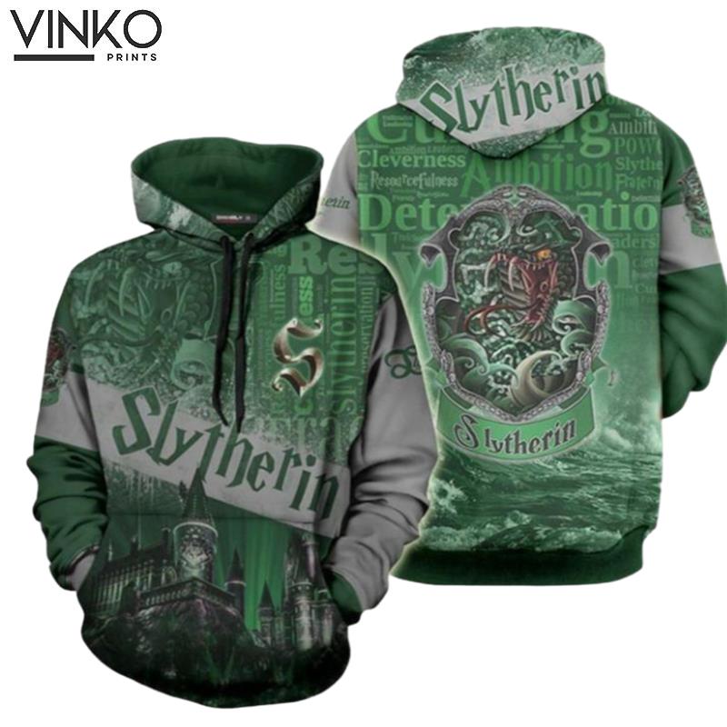 Hogwarts Castle Slytherin House 361 Hoodie