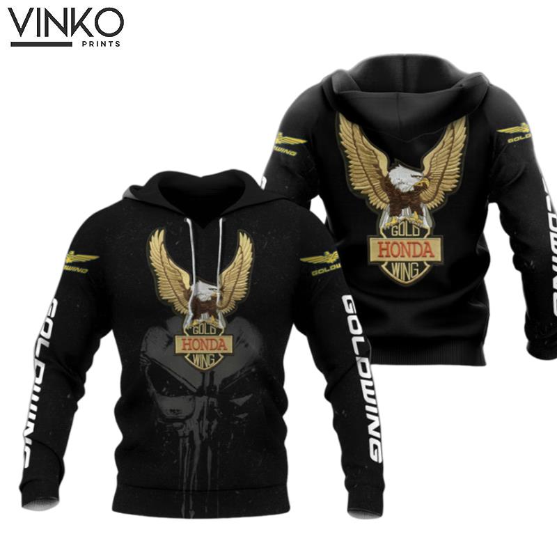 Honda Goldwing Black Hoodie