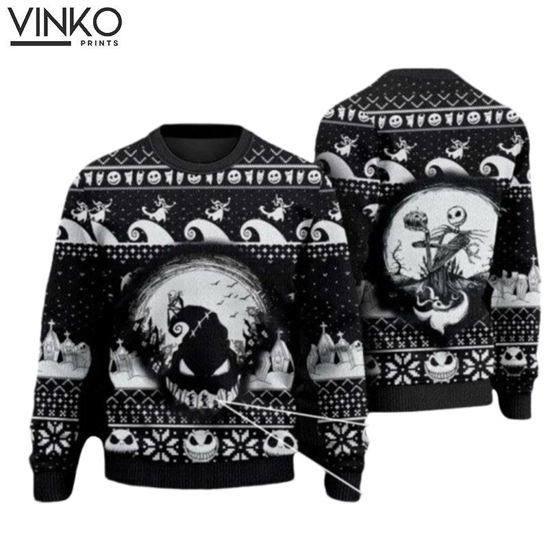 Horror Nightmare Xmas Ugly Christmas Sweater