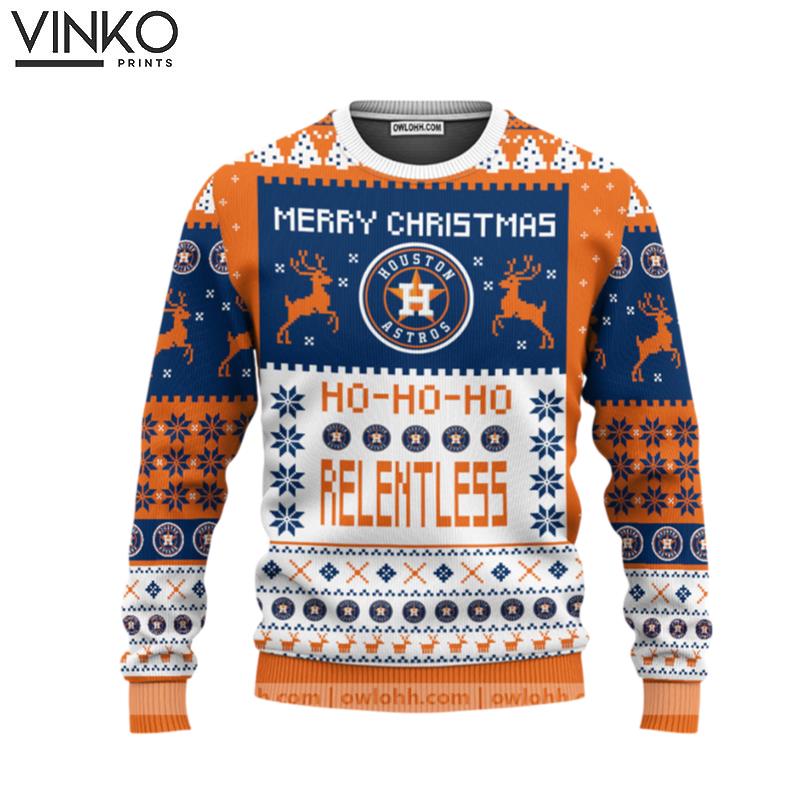 Houston Astros Merry Christmas Ugly Christmas Sweater