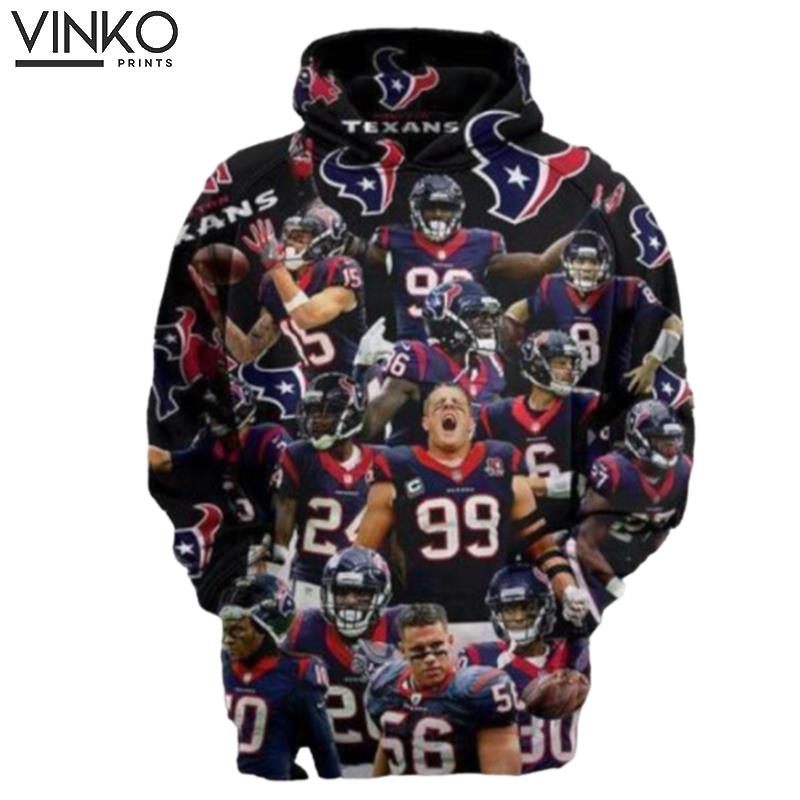 Houston Texans Unique Team And Pered Custom Houston Texansgraphic Hoodie