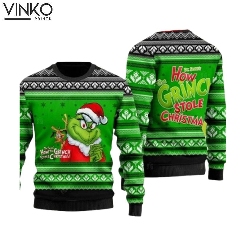 How the funny character Stole Christmas Ugly Christmas Sweater