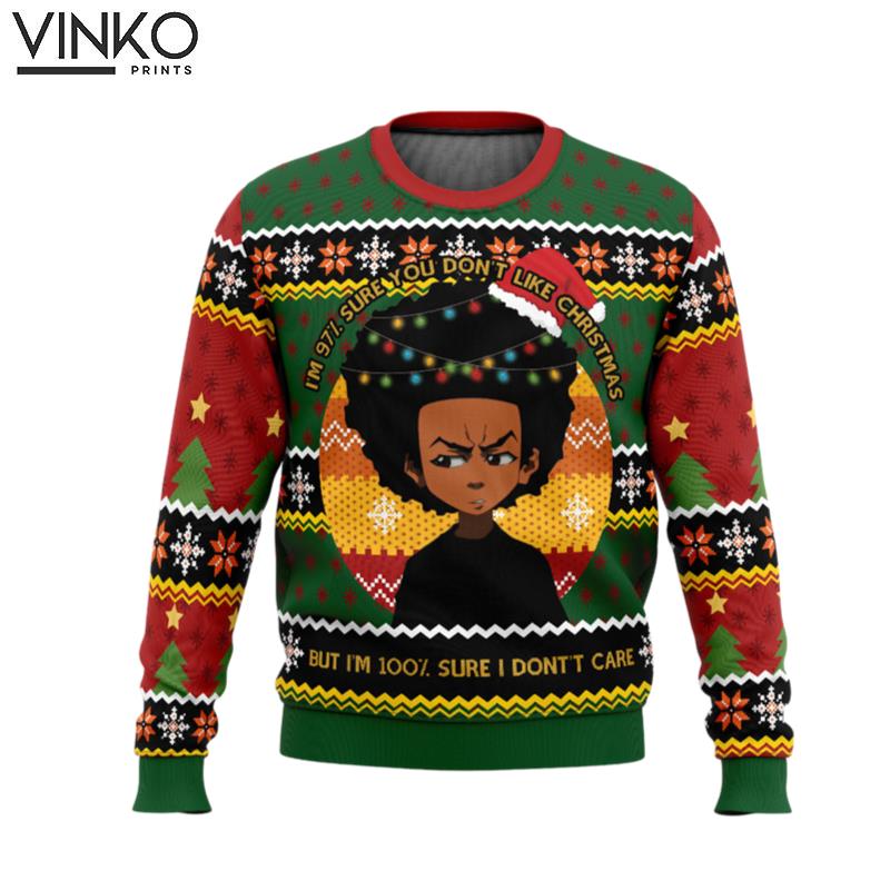 Huey Freeman The Boondocks Ugly Christmas Sweater