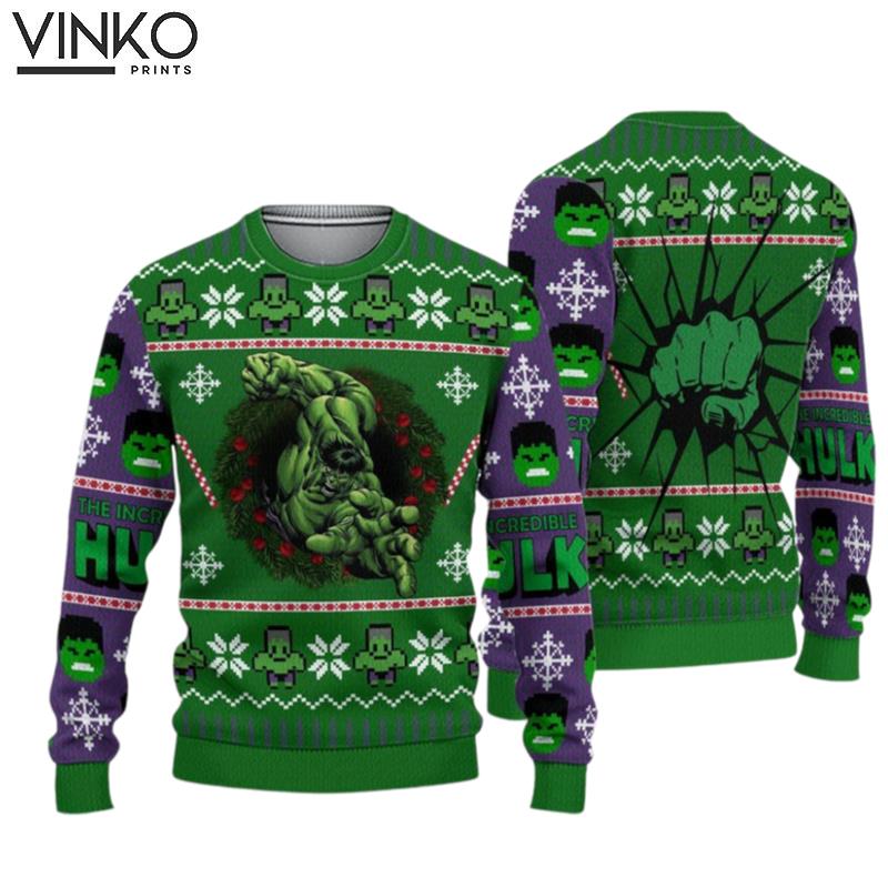 Hulk Marvel Ugly Christmas Sweater