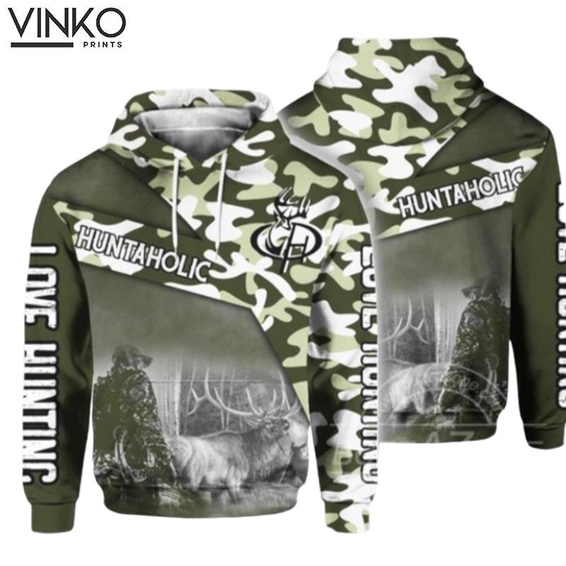 Huntaholic Love Hunting Hoodie