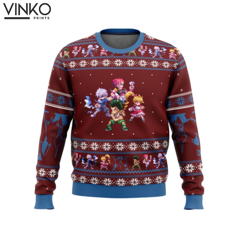 Hunter X Hunter Sprites Ugly Christmas Sweater