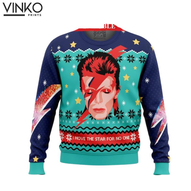 I Move the Stars For No One David Bowies Ugly Christmas Sweater