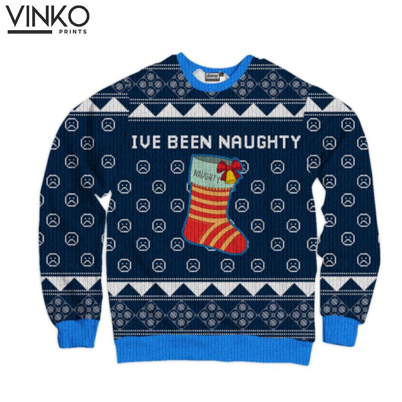 I'Ve Been Naughty For Men And Women Ugly Christmas Sweater