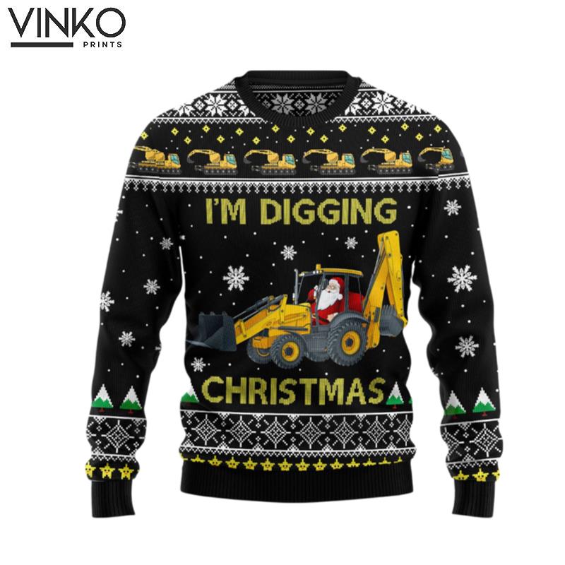 I'm Digging Christmas HT041220 Ugly Christmas Sweater