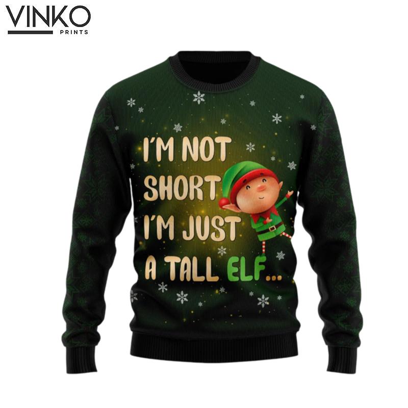 I'm Not Short couples matching friends Ideas Ugly Christmas Sweater