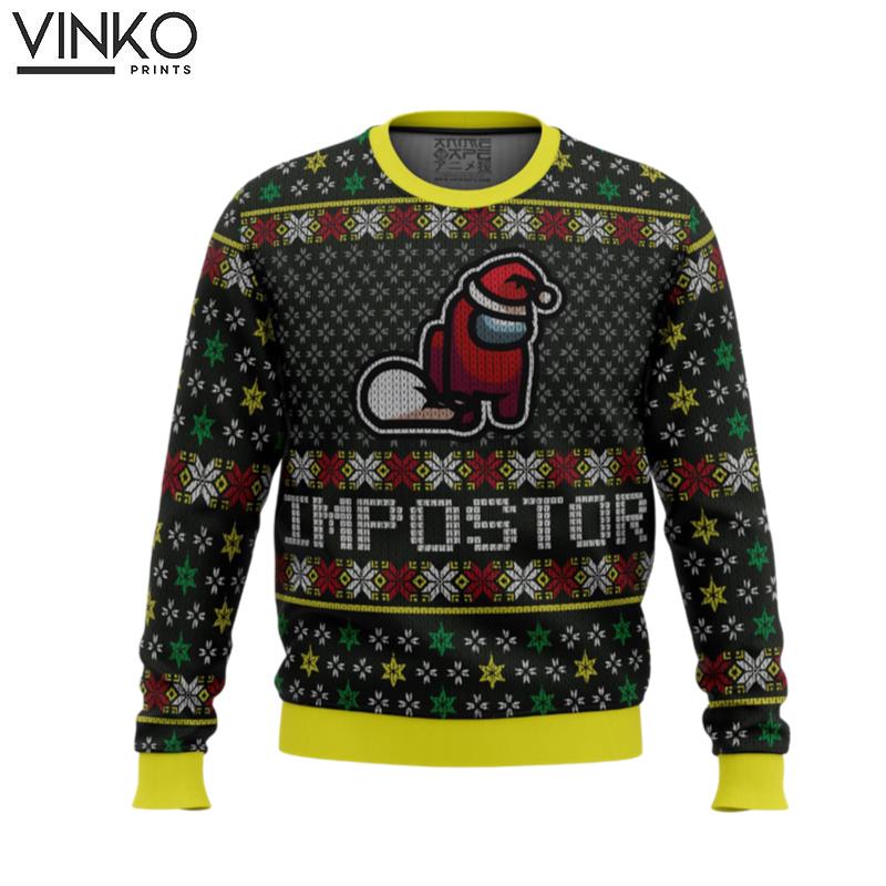 Impostor Among Us Ugly Christmas Sweater