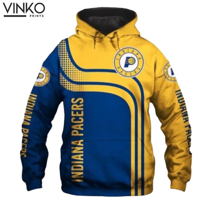 Indiana Pacers And Pered Custom Indiana Pacers Graphic Hoodie