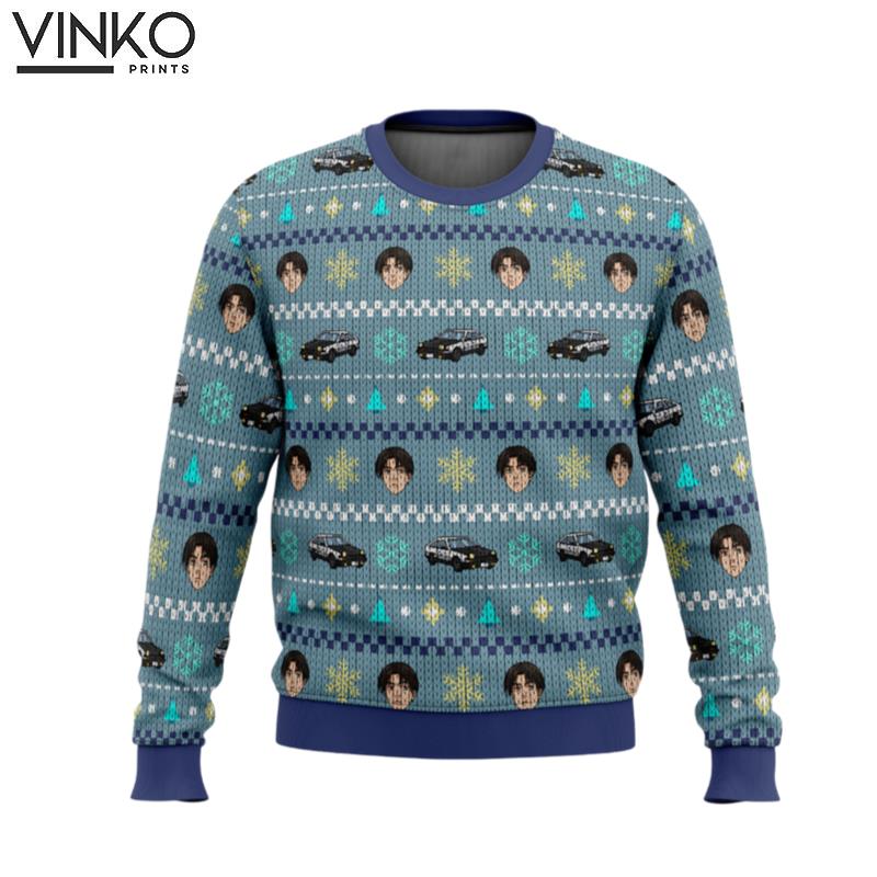 Initial D Takumi Fujiwara Ugly Christmas Sweater