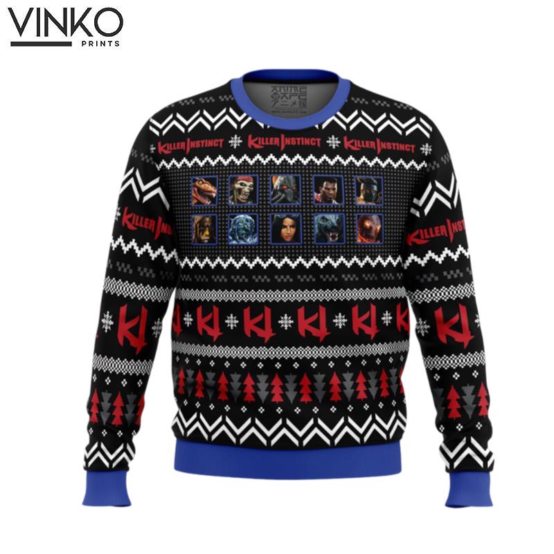 Instinct of a Killer Select Killer Instinct Ugly Christmas Sweater