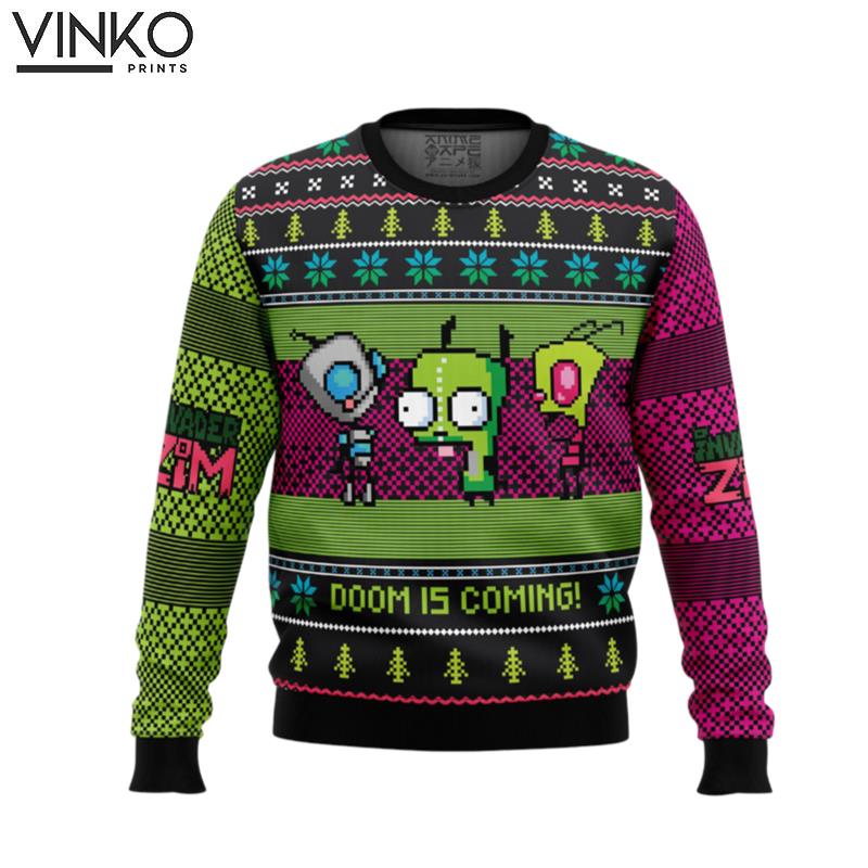 Invader ZiM Ugly Christmas Sweater