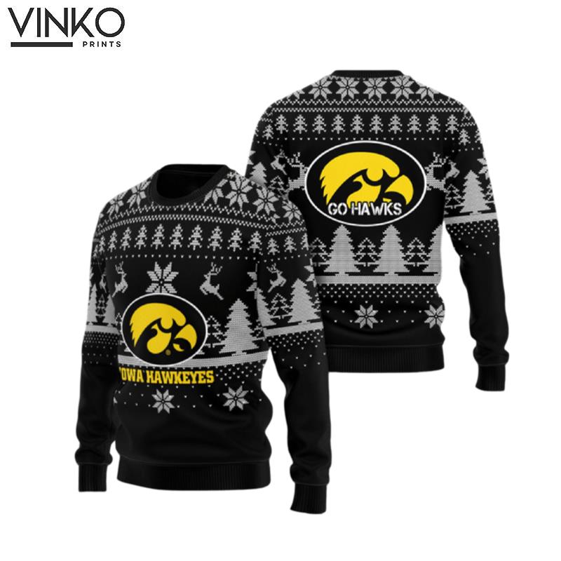 Iowa Hawkeyes Ugly Christmas Sweater