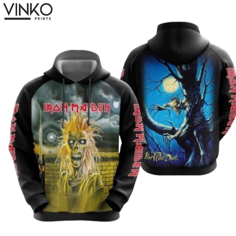 Iron Maiden And Pered Custom Iron Maiden Graphic Hoodie