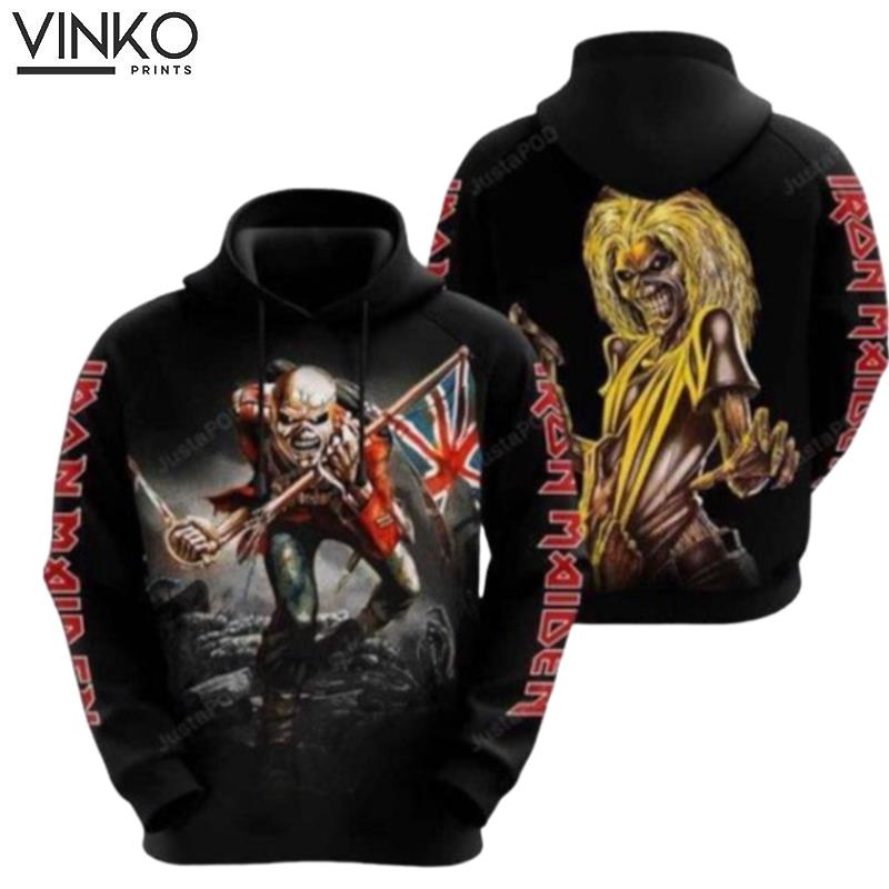 Iron Maiden Black Iron Maiden Iron Maiden Hoodie