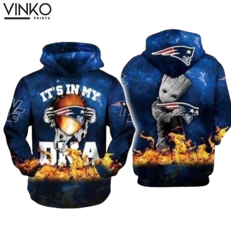 It My New England Patriots Dna Groot Hoodie