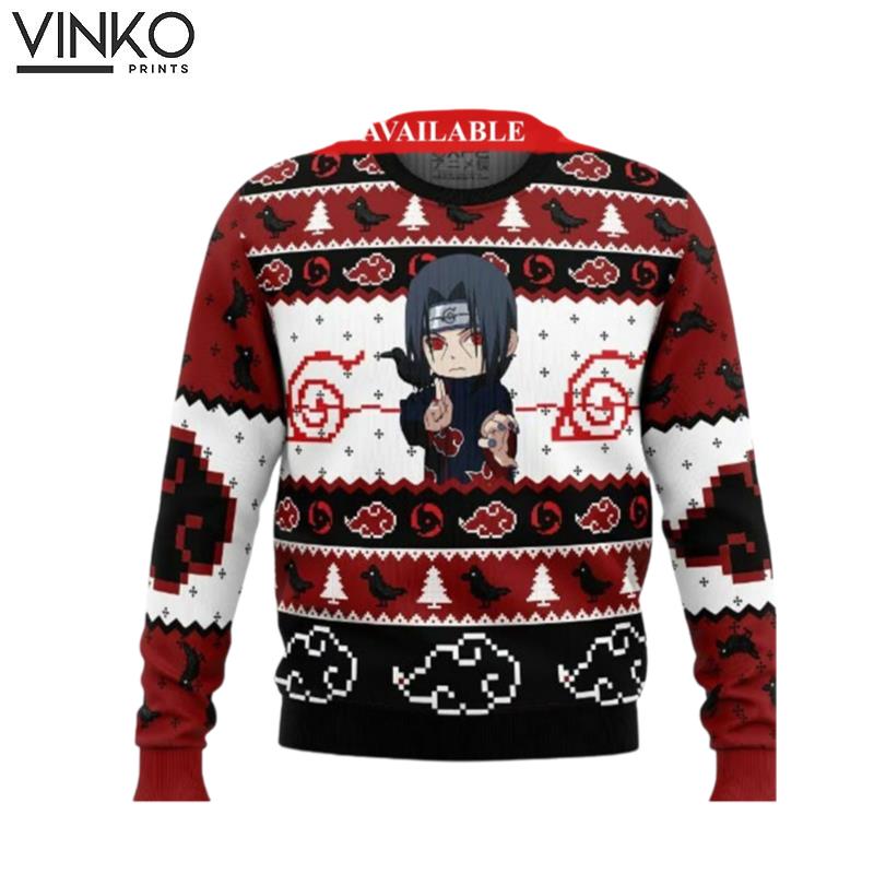 Itachi Uchiha Chibi Akatsuki Narutoo Ugly Christmas Sweater