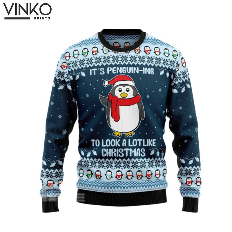 It's Penguining Christmas Ugly Christmas Sweater