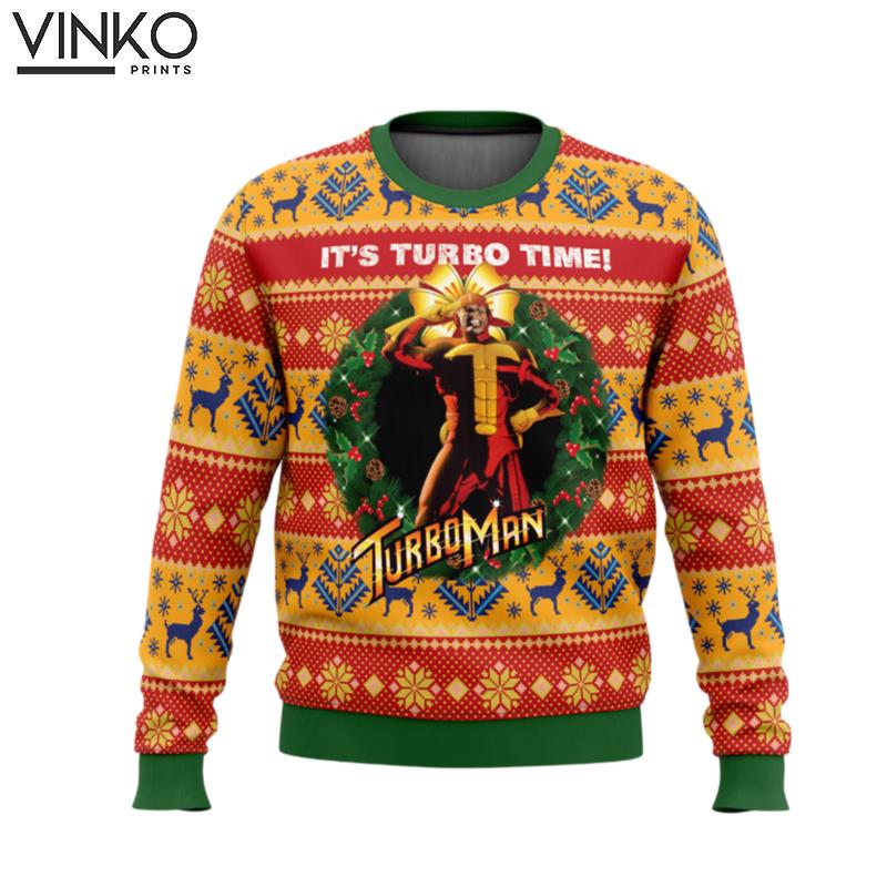 It's Turbo Time Turbo Time Ugly Christmas Sweater