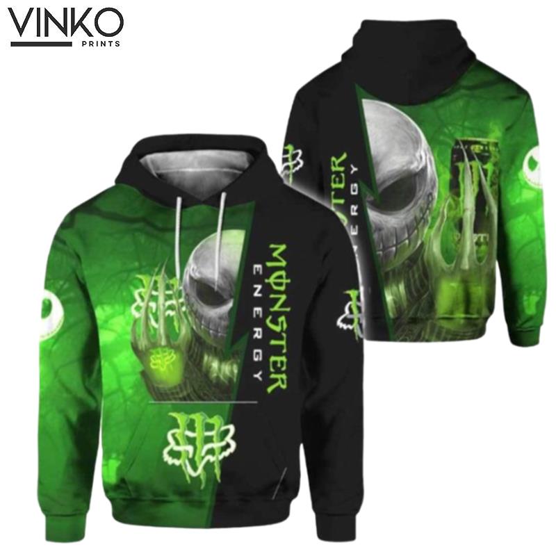 Jack Skellington Monster Energy Hoodie