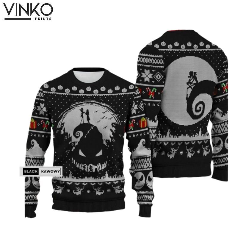 Jack Skellington Nightmare Before Christmas Ugly Christmas Sweater