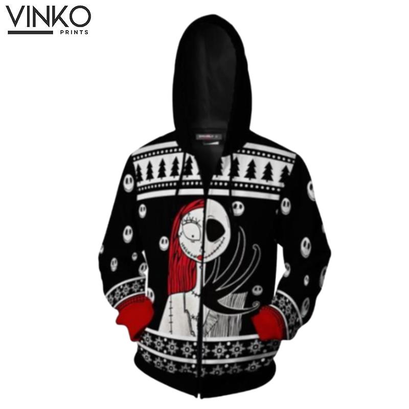 Jacksally The Nightmare Before Christmas Hoodie