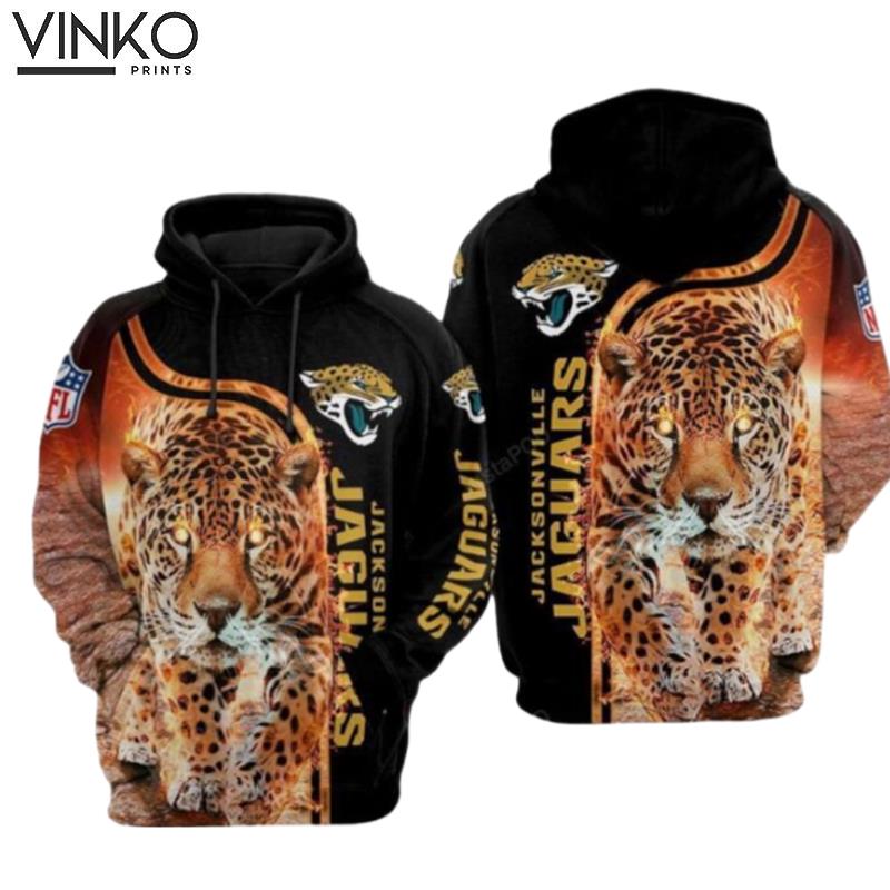 Jacksonville Jaguars Nfl Football Tiger Fire Jacksonville Jaguars Jacksonville Jaguars Hoodie