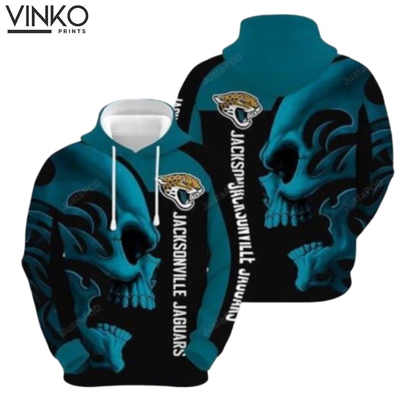 Jacksonville Jaguars Skull Hoodie