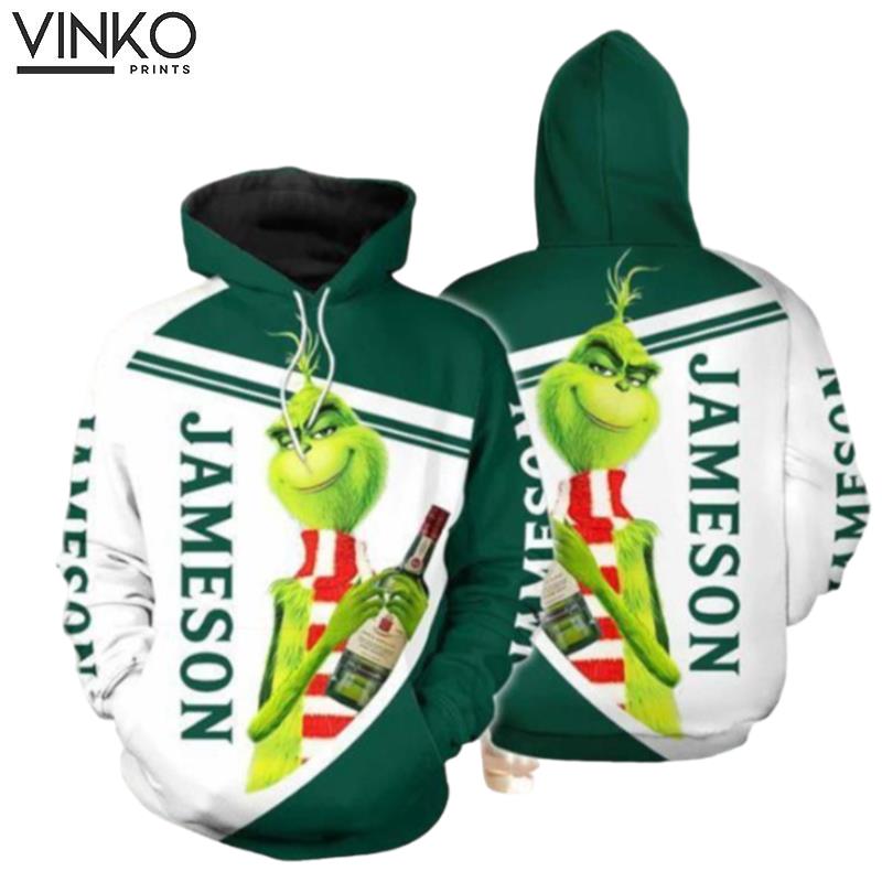 Jameson Grinch Bottle Hoodie