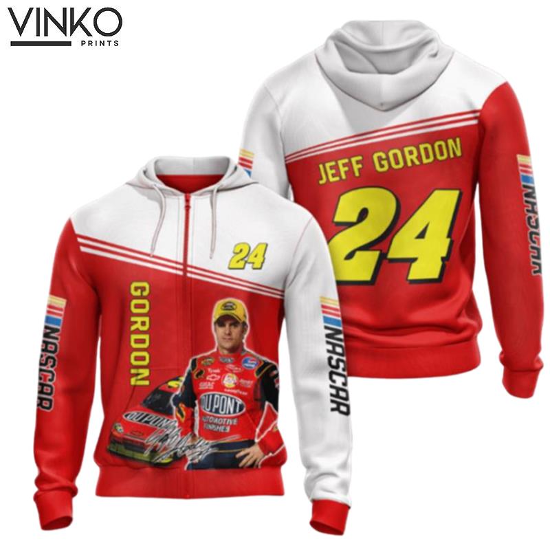 Jeff Gordon 24 Nascar Hoodie