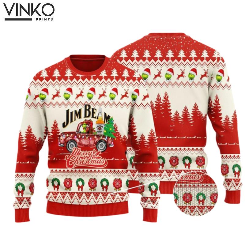 Jim Beam Jim Beam Jim Beam Jim Beam Ugly Christmas Sweater