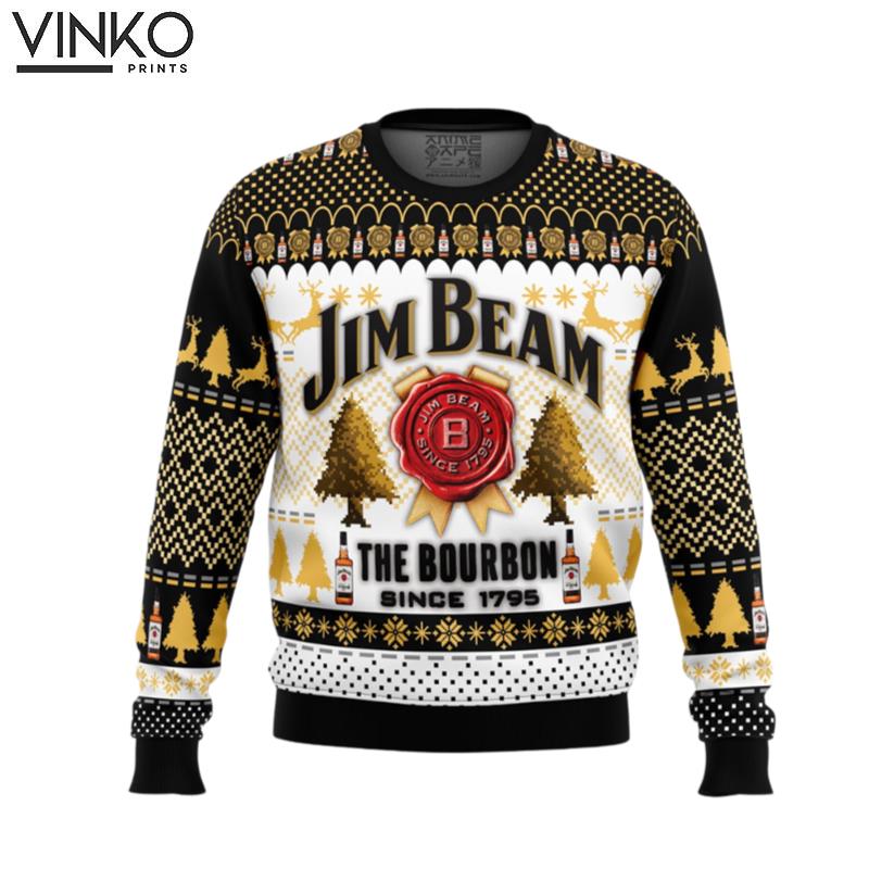 Jim Beam The Bourbon Ugly Christmas Sweater