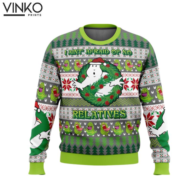 Jinglebusters Ghostbusters Ugly Christmas Sweater