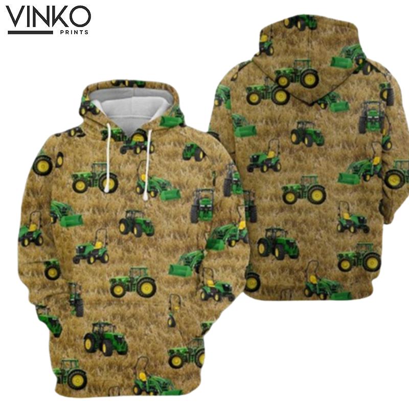 John Deere Tractor Farmer Hoodie