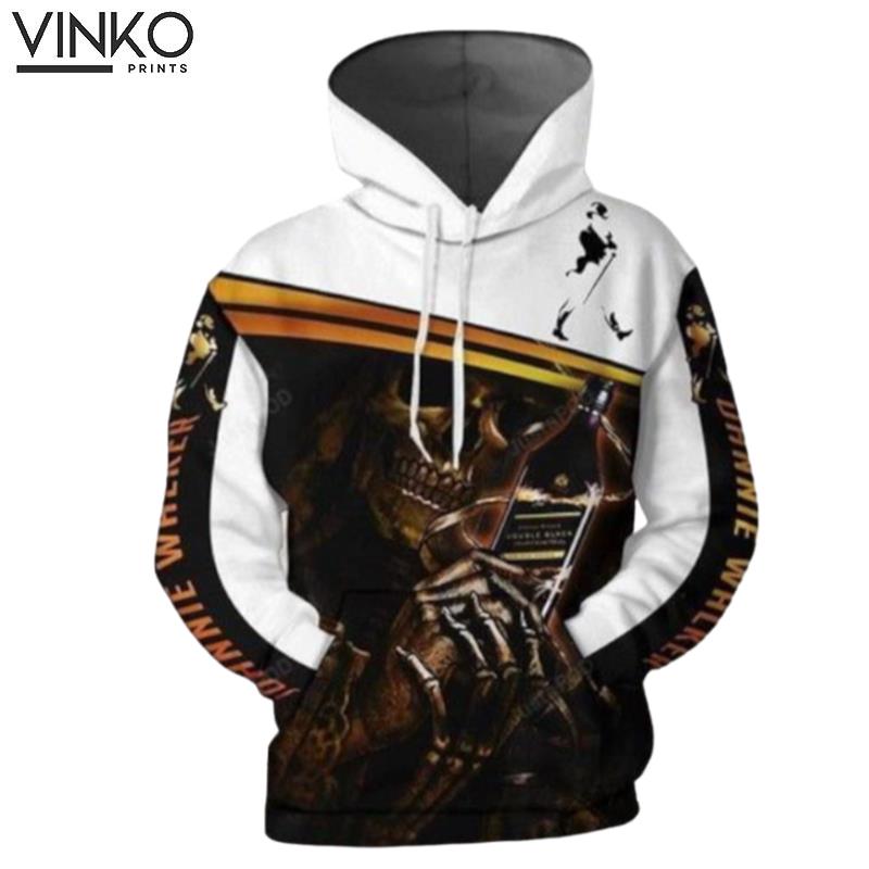 Johnnie Walker Whisky Scotland Skull Johnnie Walker Johnnie Walker Hoodie