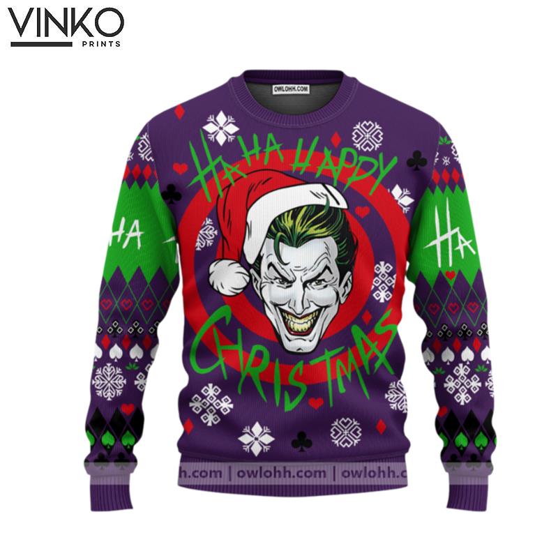 Joker 3 Ugly Christmas Sweater