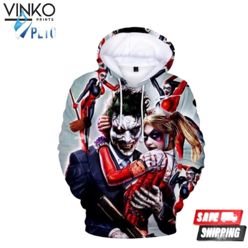 Joker & Evil Harley Quinn Hoodie