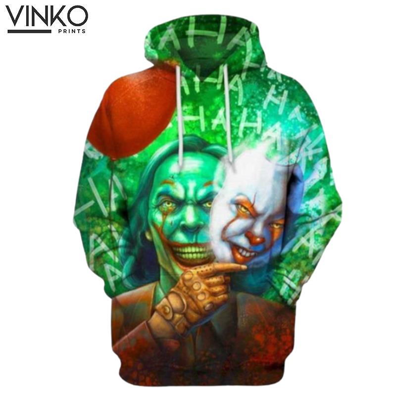 Joker Pennywise Horror Halloween Hoodie