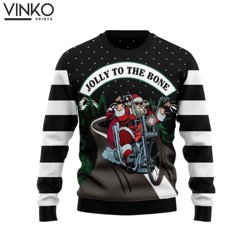 Jolly To The Bone for men and women Ugly Christmas Sweater