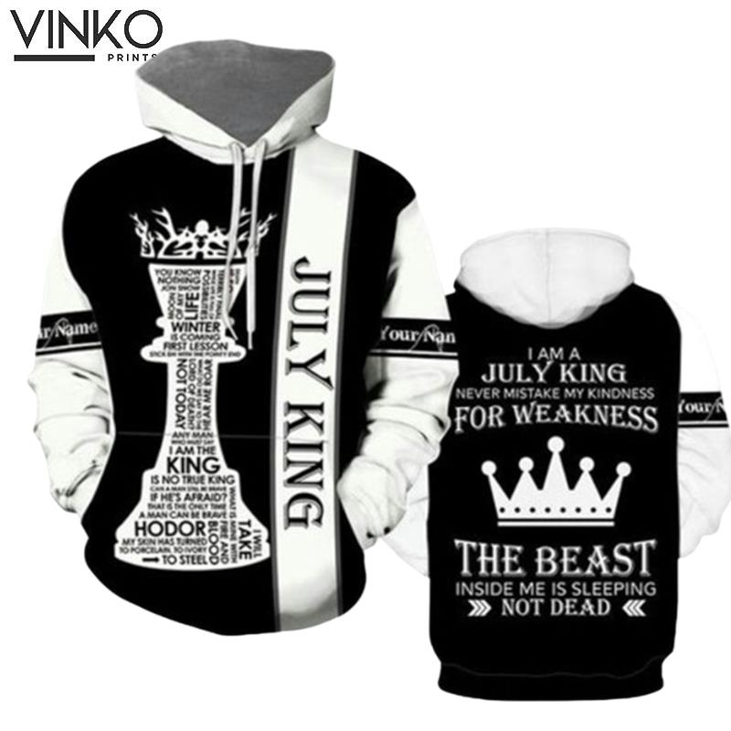 July King The Beast Inside Sleeping Hoodie