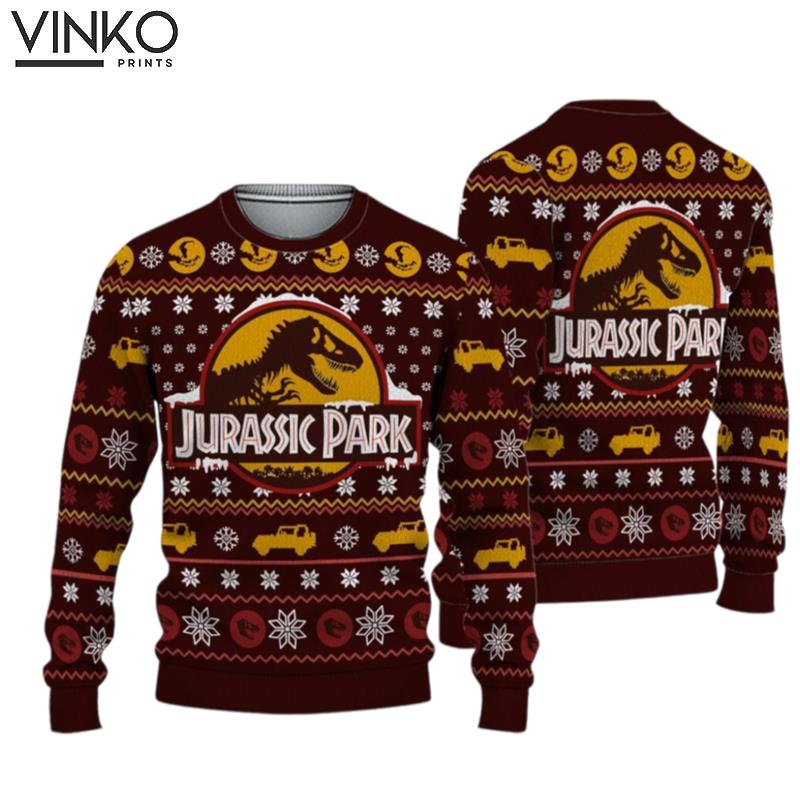 Jurassic Park Ugly Christmas Sweater