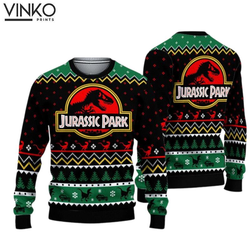 Jurassic Parks Ugly Christmas Sweater