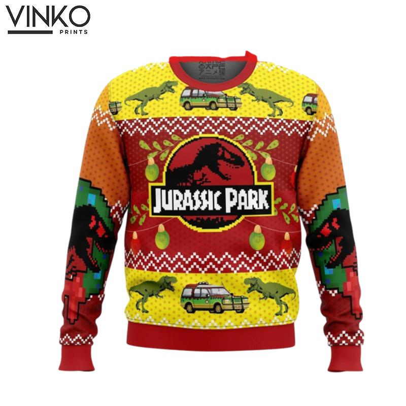 Jurassic Parks Ugly Knitted Ugly Christmas Sweater