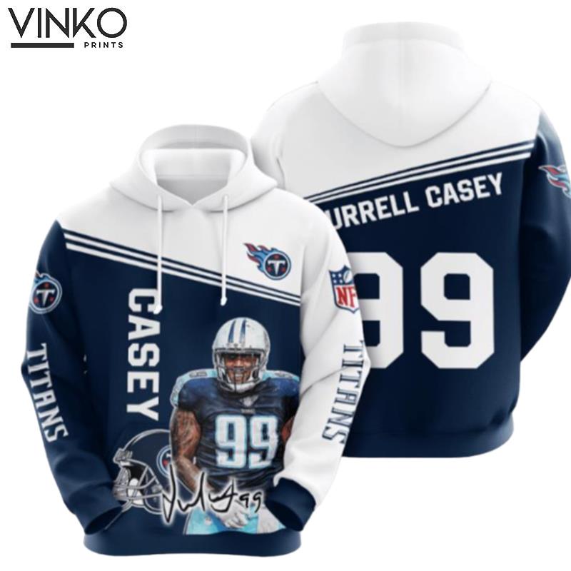 Jurrell Casey 99 Tennessee Titans Hoodie