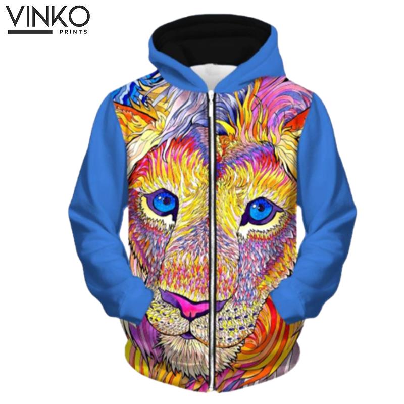 Kaleidoscopic King 2 Up Hoodie