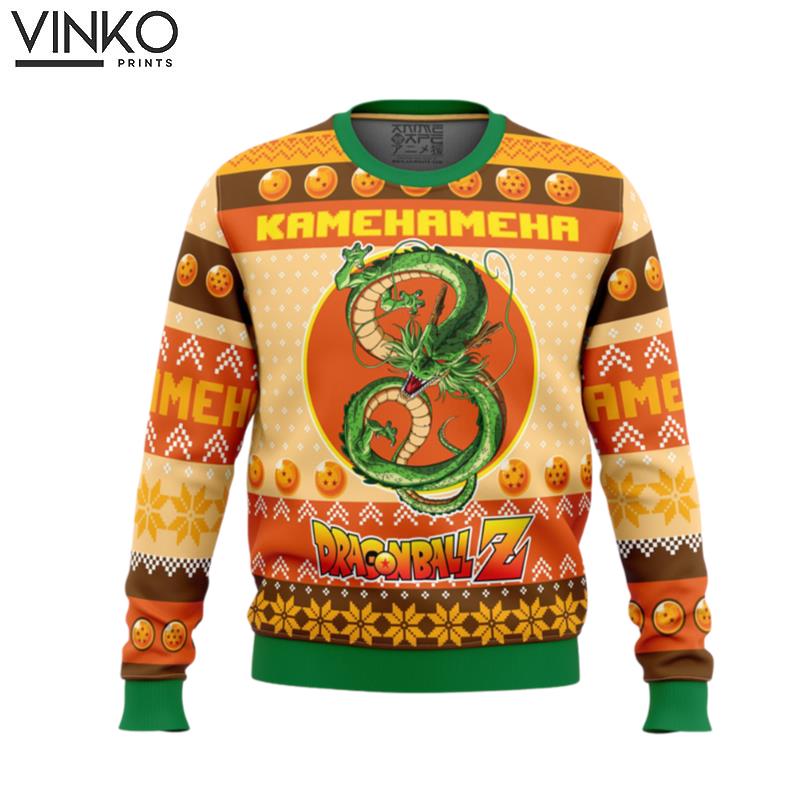 Kamehameha Dragon Ball Z Ugly Christmas Sweater