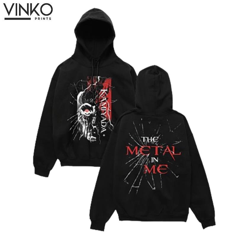 Kamiyada The Metal In Me Black Hoodie